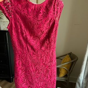Hot pink dress